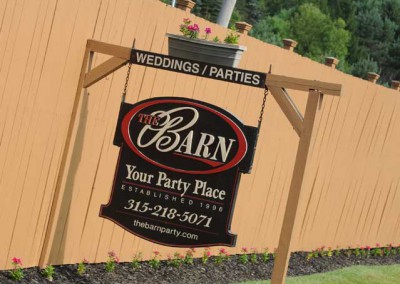 The Barn - Sign
